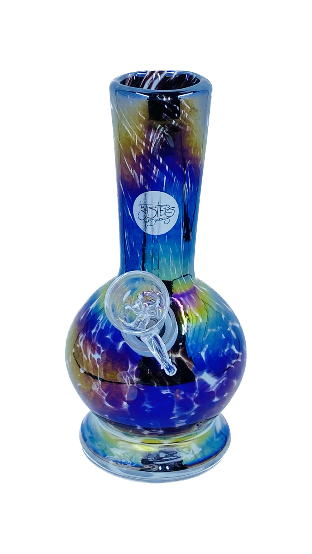 Twisted Sisters Glassworks 6" ROUND BOTTOM VASE (Various Colors)