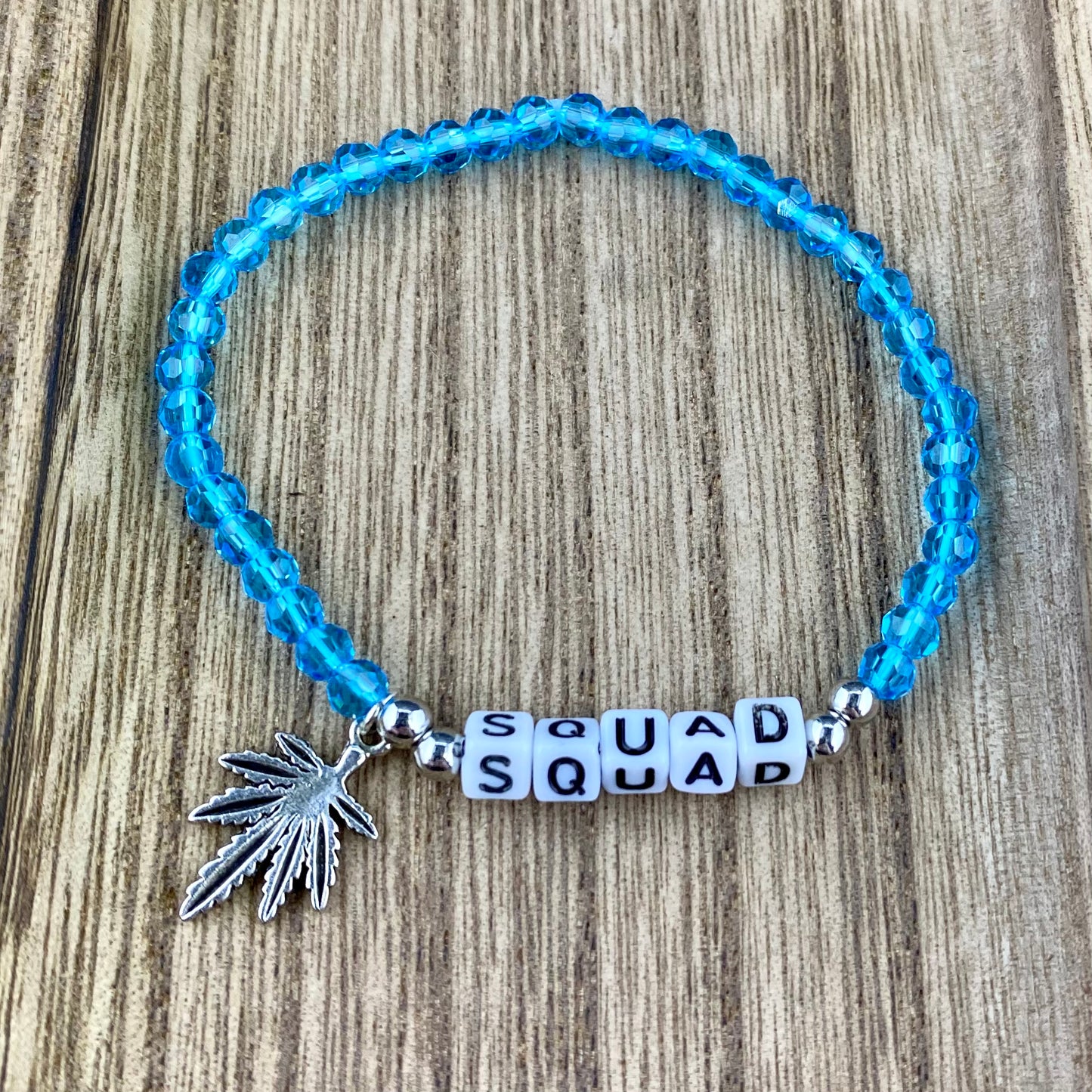 Squad Bracelet with Canna Charm (Various Colors)