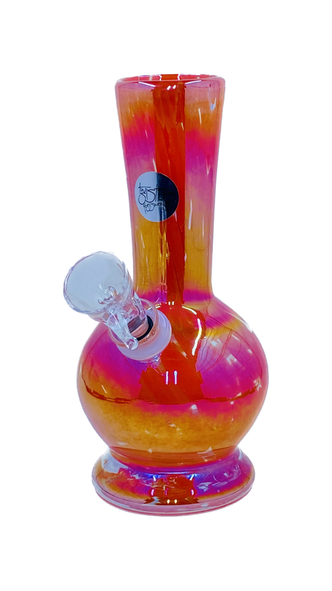 Twisted Sisters Glassworks 6" ROUND BOTTOM VASE (Various Colors)