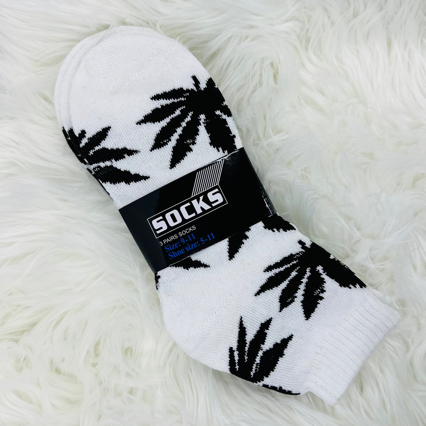 Leaf Printed Ankle Casual Socks