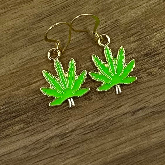 Candy Collection Leaf Earrings