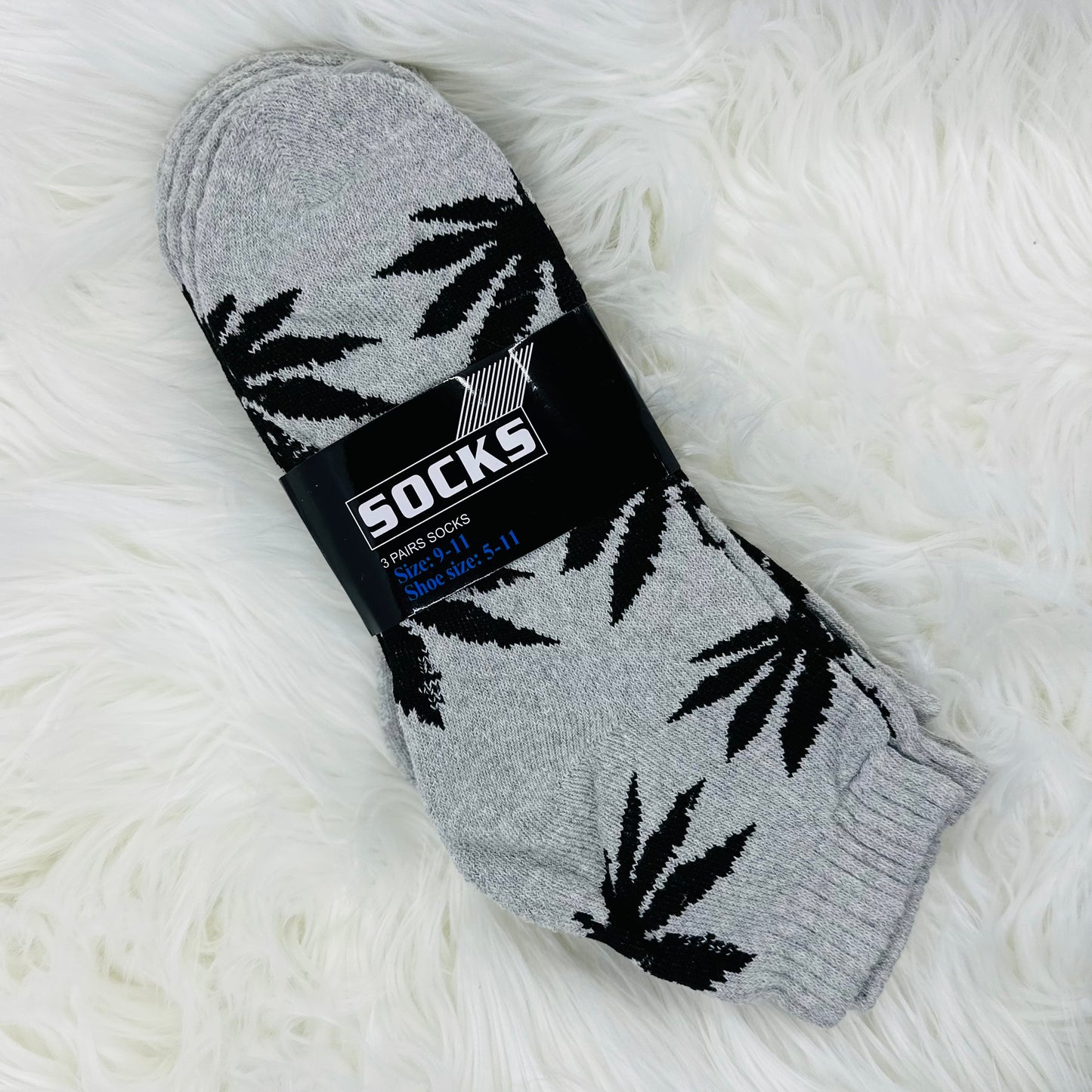 Leaf Printed Ankle Casual Socks