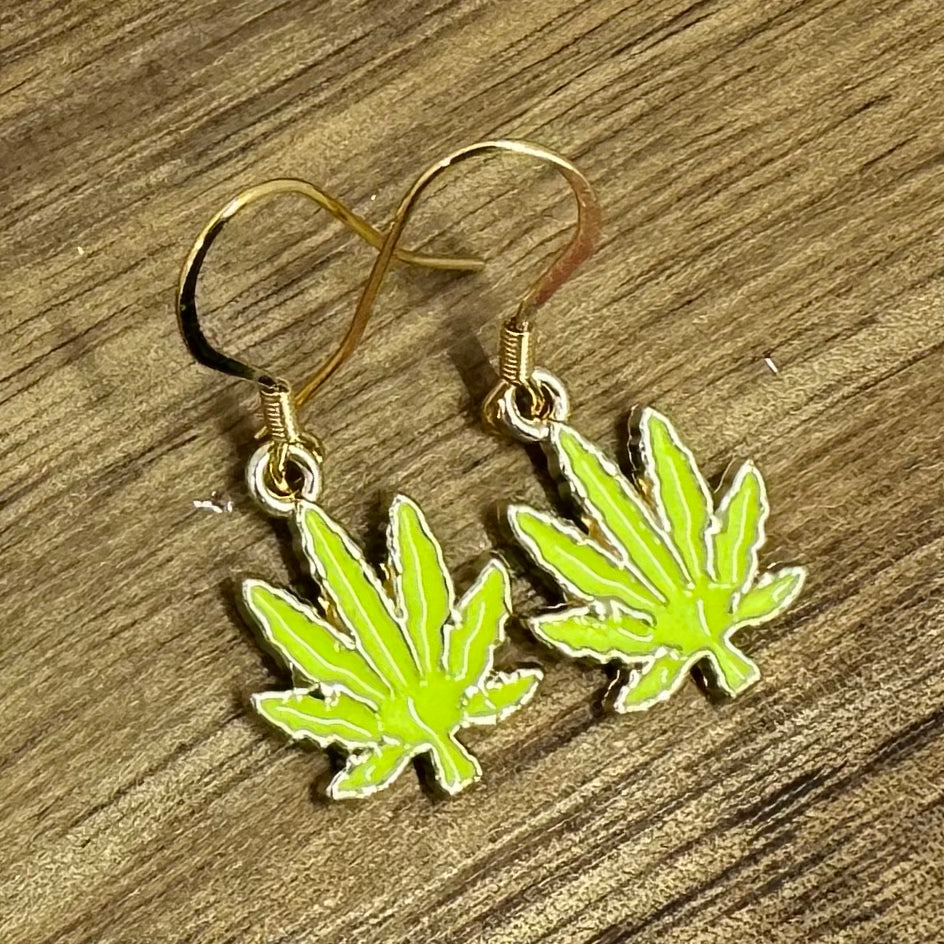 Candy Collection Leaf Earrings