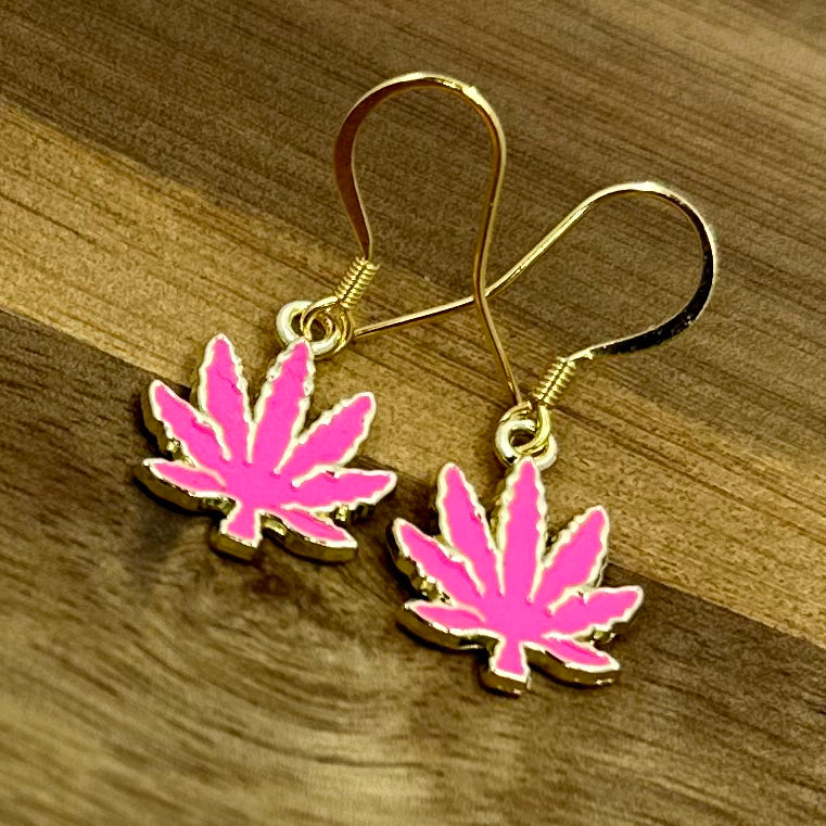 Candy Collection Leaf Earrings