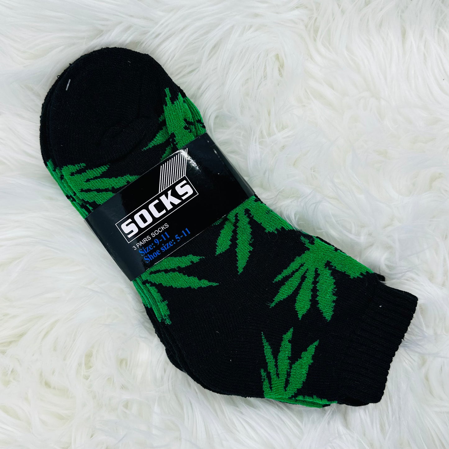 Leaf Printed Ankle Casual Socks