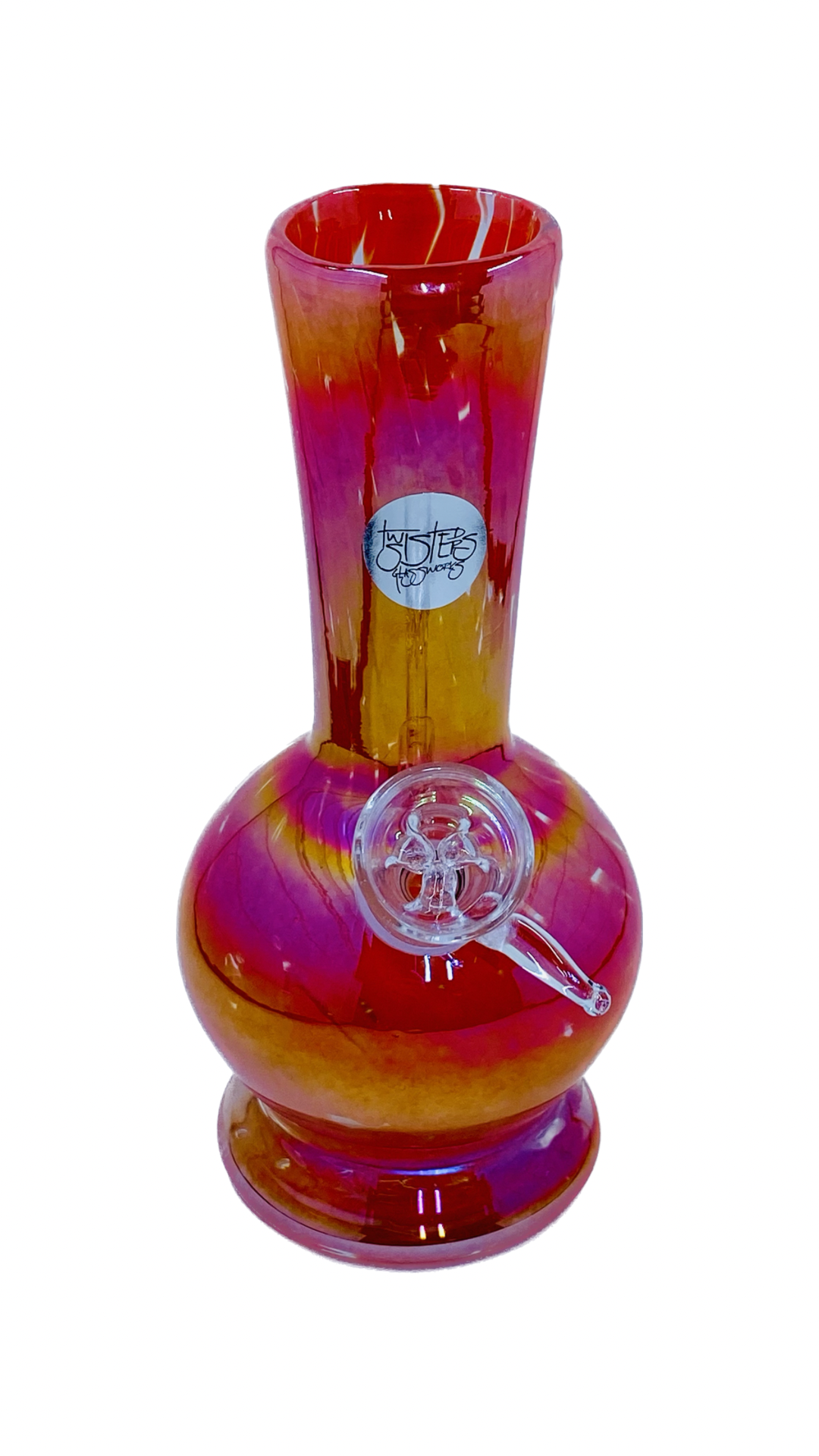 Twisted Sisters Glassworks 6" ROUND BOTTOM VASE (Various Colors)